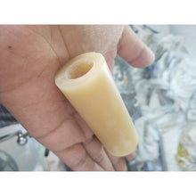 Indlæs billede til gallerivisning Varied Dia.1.7-3.2cm Natural Yak Bone Rolls - Ideal for Crafting Rings, Knife and Pipe Accessories
