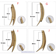 Load image into Gallery viewer, Varied Shapes Wood Bows Sayah/Tips/Ears and Bow Handles for Making Traditional Bows
