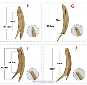 Varied Shapes Wood Bows Sayah/Tips/Ears and Bow Handles for Making Traditional Bows