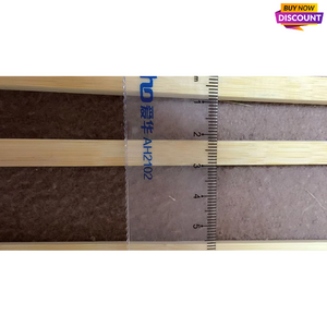 Varied Size 0.5-1.0cm Square Bamboo Strips (Length 39.4"/100cm) for Diverse DIY Projects