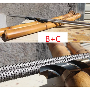 Varied combination tool kits for making Shakuhachi and bamboo flute