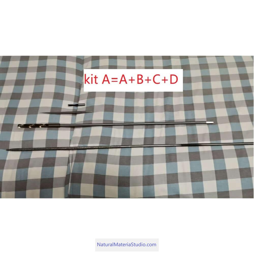 Varied combination tool kits for making Shakuhachi and bamboo flute