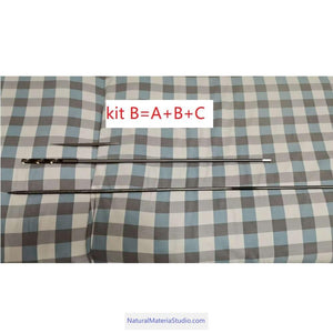 Varied combination tool kits for making Shakuhachi and bamboo flute