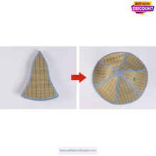 Load image into Gallery viewer, Wide-brimmed foldable straw hats Dia.36-46cm for men and women for fishman

