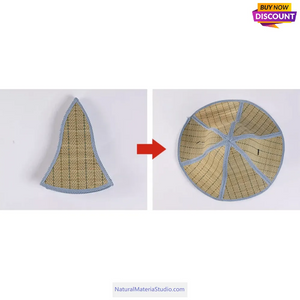 Wide-brimmed foldable straw hats Dia.36-46cm for men and women for fishman
