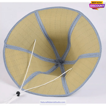 Load image into Gallery viewer, Wide-brimmed foldable straw hats Dia.36-46cm for men and women for fishman
