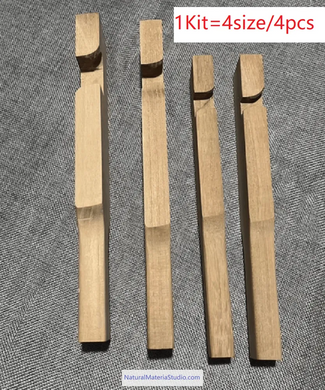 Wooden Bamboo Straightener – For Bamboo Fishing Rods & Arrows(1 kit =4sizes/4pcs)