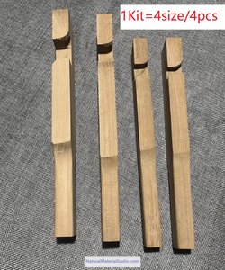 Wooden Bamboo Straightener – For Bamboo Fishing Rods & Arrows(1 kit =4sizes/4pcs)