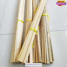 Load image into Gallery viewer, Bamboo Strips Length(63"/160cm) Varied size for Versatile DIY Projects-NaturalMateriaStudio-NaturalMateriaStudio
