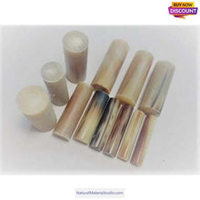 Carica l'immagine nel visualizzatore di Gallery, Biggest size Dia.3cmXL9cm Bufallo/Yak（africa/tibet ) natural colourful horn rolls-NaturalMateriaStudio-NaturalMateriaStudio

