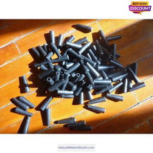 Cargar imagen en el visor de la galería, Black rubber blunts 150Gr.(10grams/pc) for archery training or games-NaturalMateriaStudio-NaturalMateriaStudio
