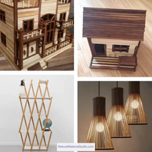 Load image into Gallery viewer, Dia.1.2-2.5cm Length 100-145cm BambooPro™ Solid Bamboo Rods for Ski Poles&amp;Handicrafts &amp; DIY projects Custom Orders welcome-NaturalMateriaStudio-NaturalMateriaStudio
