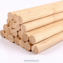 Load image into Gallery viewer, Dia.1.2-2.5cm Length 100-145cm BambooPro™ Solid Bamboo Rods for Ski Poles&amp;Handicrafts &amp; DIY projects Custom Orders welcome-NaturalMateriaStudio-NaturalMateriaStudio
