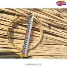 Afbeelding in Gallery-weergave laden, Complete size length:195-260cm/77"-102” Bamboo Strips/Flats for Weaving and other handicraft making-NaturalMateriaStudio-NaturalMateriaStudio
