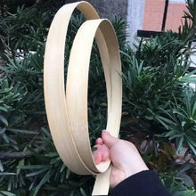 Afbeelding in Gallery-weergave laden, Complete Size Length: 195-260cm/77"-102" Bamboo Strips/Flats for Weaving and Other Handicraft Making NaturalMateriaStudio
