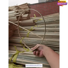 Carregar imagem no visualizador da Galeria, Rare and Comprehensive Size length:195cm/77" Skinned Bamboo Strips/Flats for Bamboo Weaving&amp;handicraft making-NaturalMateriaStudio-NaturalMateriaStudio
