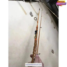 이미지를 갤러리 뷰어에 로드 , L7.8ft-10.8ft Hand-Made Traditional tenkara Bamboo Fishing Rods (3 + 1 Free Tip, Total 4 pcs)-NaturalMateriaStudio-NaturalMateriaStudio
