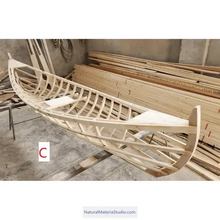 Load image into Gallery viewer, Handmade L1.5-4.0Meter W0.4-1.0Meter European-style landscape wooden boats and be customized-NaturalMateriaStudio-NaturalMateriaStudio
