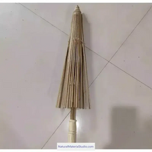 Cargar imagen en el visor de la galería, Handmade semi-finished bamboo umbrella skeleton/frames of different sizes(Dia.56cm-100cm) and styles(A&amp;B)Can be customized-NaturalMateriaStudio-NaturalMateriaStudio
