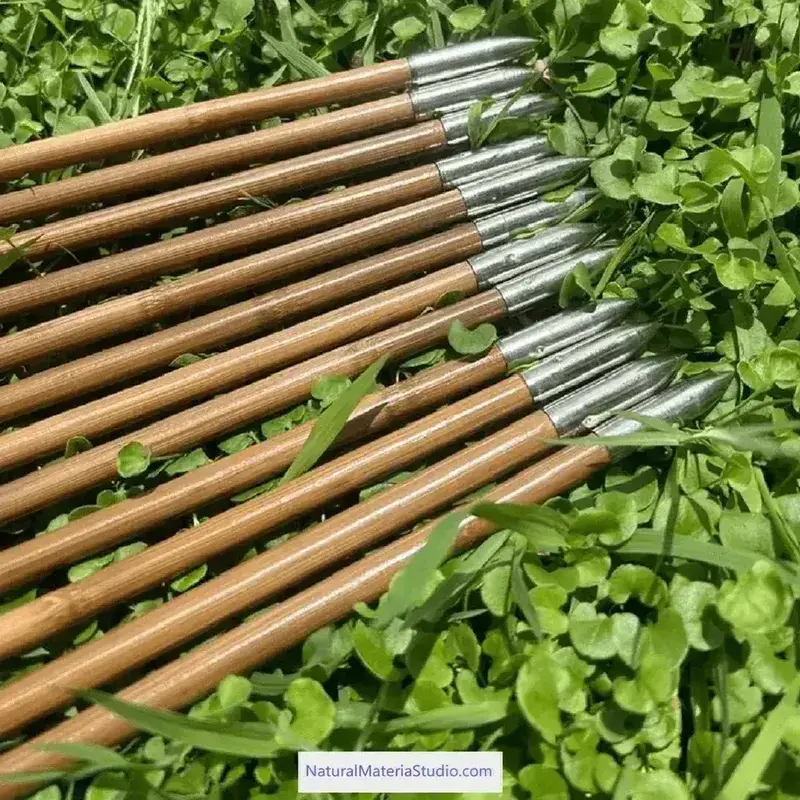 AMEYXGS 33pouces Flèches en Bambou Flèches de Chasse Tir à l AMEYXGS 33pouces Flèches en Bambou Flèches de Chasse Tir à l