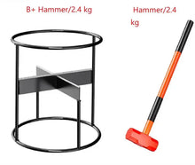 Cargar imagen en el visor de la galería, SteelForce Pro High-Efficiency Heavy Duty Manual Log Splitter &amp; Large Dia. Bamboo Cutter with Safety Hammer Set NaturalMateriaStudio
