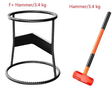 Cargar imagen en el visor de la galería, SteelForce Pro High-Efficiency Heavy Duty Manual Log Splitter &amp; Large Dia. Bamboo Cutter with Safety Hammer Set NaturalMateriaStudio
