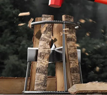 Cargar imagen en el visor de la galería, SteelForce Pro High-Efficiency Heavy Duty Manual Log Splitter &amp; Large Dia. Bamboo Cutter with Safety Hammer Set NaturalMateriaStudio
