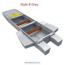 Lade das Bild in den Galerie-Viewer, Two styles of three-section L10.2-12.3ft vehicle-mounted stackable portable PE engineering plastic fishing boat(4 adults)+Free Ultimate Boating Companion Kit-NaturalMateriaStudio-NaturalMateriaStudio

