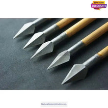 Cargar imagen en el visor de la galería, Super Tonkin Bamboo Arrow Shafts (33"/84cm,30#-115#) for tranditional bamboo arrow crafting-NaturalMateriaStudio-NaturalMateriaStudio
