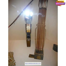 Cargar imagen en el visor de la galería, L33.5"/85cm 25-60#Unique Assembled TIGER Five-Splice Tonkin Bamboo Arrow Shafts Rare Craftsmanship for Ultimate Precision&amp;Customizable-NaturalMateriaStudio-NaturalMateriaStudio
