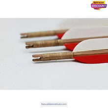 Cargar imagen en el visor de la galería, L36.2"/92cm 25-60# Unique Assembled TIGER Five Splice Tonkin Bamboo Arrow Shafts Rare Craftsmanship for Ultimate Precision&amp;Customizable-NaturalMateriaStudio-NaturalMateriaStudio
