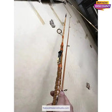 Load image into Gallery viewer, L7.8ft-10.8ft Hand-Made Traditional tenkara Bamboo Fishing Rods (3 + 1 Free Tip, Total 4 pcs)-NaturalMateriaStudio-NaturalMateriaStudio
