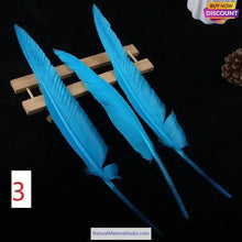 Cargar imagen en el visor de la galería, L/R/W 30-35 cm White and other colors goose primary feathers for arrow fletching or feather pen/fan Wholesale Amounts-NaturalMateriaStudio-NaturalMateriaStudio
