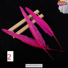 Cargar imagen en el visor de la galería, L/R/W 30-35 cm White and other colors goose primary feathers for arrow fletching or feather pen/fan Wholesale Amounts-NaturalMateriaStudio-NaturalMateriaStudio
