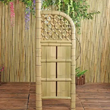 Load image into Gallery viewer, Modern high end vaired styles&amp; sizes(W180cmXH120cm) Japanese bamboo door /garden entrance customizable NaturalMateriaStudio
