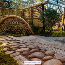 Cargar imagen en el visor de la galería, Modern vaired styles and sizes(W180cmXH120cm) Japanese bamboo door /garden entrance customizable-NaturalMateriaStudio-NaturalMateriaStudio
