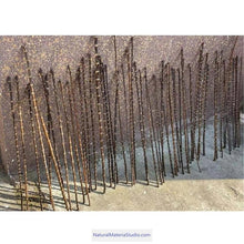 Cargar imagen en el visor de la galería, New &amp; Rare Black Bamboo Root Sticks Length 80cm(31.5")Dia.0.9-1.3cm(0.35"-0.5") Unique Supply-NaturalMateriaStudio-NaturalMateriaStudio
