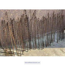 Carica l'immagine nel visualizzatore di Gallery, New &amp; Rare Black Bamboo Root Sticks Length 80cm(31.5")Dia.0.9-1.3cm(0.35"-0.5") Unique Supply-NaturalMateriaStudio-NaturalMateriaStudio
