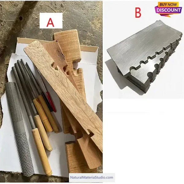 Neue einzigartige Schaber-Kits (A+B) für Bogenschützen, Hersteller von Tenkara-Bambus-Angelruten, Kunsthandwerker und Tischler