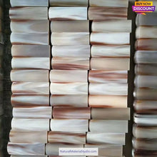 Cargar imagen en el visor de la galería, Offer Rare Natural Colourful Square Bufallo/Yak L6.0-7.0cm horn scales for pipemakers-NaturalMateriaStudio-NaturalMateriaStudio
