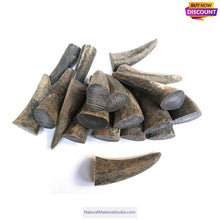 이미지를 갤러리 뷰어에 로드 , Offer Varied Length 4.0-15cm Raw Black Water Buffalo Horn Tips-NaturalMateriaStudio-NaturalMateriaStudio
