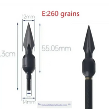 Cargar imagen en el visor de la galería, Outdoor Archery Arrowheads – Stainless Steel / High Carbon Steel, Traditional &amp; Compound Bow Compatible-NaturalMateriaStudio-NaturalMateriaStudio
