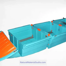 Cargar imagen en el visor de la galería, Premium Silicone Sealing Strip for Folding &amp;Sectional Boats – 4×10mm size can be customized-NaturalMateriaStudio-NaturalMateriaStudio
