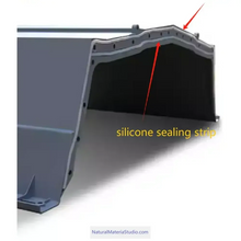 이미지를 갤러리 뷰어에 로드 , Premium Silicone Sealing Strip for Folding &amp;Sectional Boats – 4×10mm size can be customized-NaturalMateriaStudio-NaturalMateriaStudio
