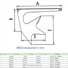 Cargar imagen en el visor de la galería, Premium Varied CQR Anchor &amp; Bruce Anchor 316 Stainless Steel (1.0–40 kg for yachts ≤15 m Customizable)-NaturalMateriaStudio-NaturalMateriaStudio
