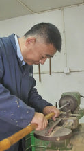 비디오를 갤러리 뷰어 Drill Dia.1.4-2.8cm+free 1 pc of L40-100cm metal connecting rod for removing inner bamboo knots : essential tools for shakuhachi, flutes에 로드 및 재생
