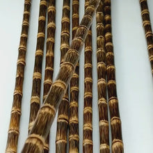 Cargar y reproducir el video en el visor de la galería, Vaired length of Dia. 2.3-2.5cm Golden Line Bamboo rods for defence/kung fu/martial arts/Walking /Hiking sticks
