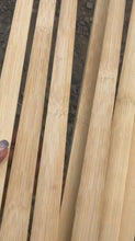 Cargar y reproducir el video en el visor de la galería, Premium (W1.5-5.0cm) Bamboo Slats/Strips (L160cm) for bow Building Projects&amp;handicraft making
