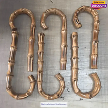 Charger l'image dans la galerie, Rare &amp; Precious Bamboo Root Sticks L(60-100cm / 23.6-39.4") for Diverse Handicrafts-NaturalMateriaStudio-NaturalMateriaStudio

