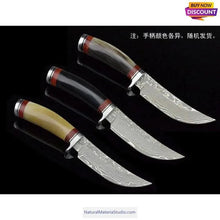 Load image into Gallery viewer, Raw Unpolished Tibet Yak L5.0-22cm Dia.1.8-3.5cm White&amp;Colorful Solid Horn Tips for Crafting-NaturalMateriaStudio-NaturalMateriaStudio
